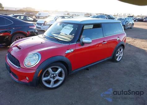 2008 Mini Cooper S Clubman из США, поврежденный, VIN WMWMM33578TP88460
